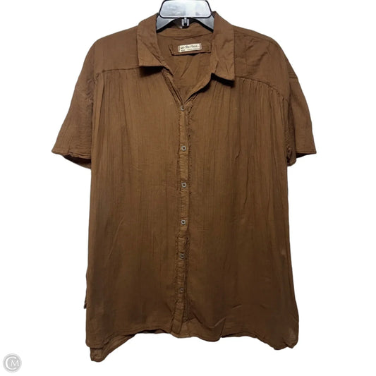Tunic Short Sleeve By We The Free In Brown, Size: M