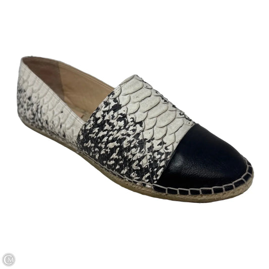 Mara Espadrille Shoes Flats By Loeffler Randall In Snakeskin Print, Size: 7.5
