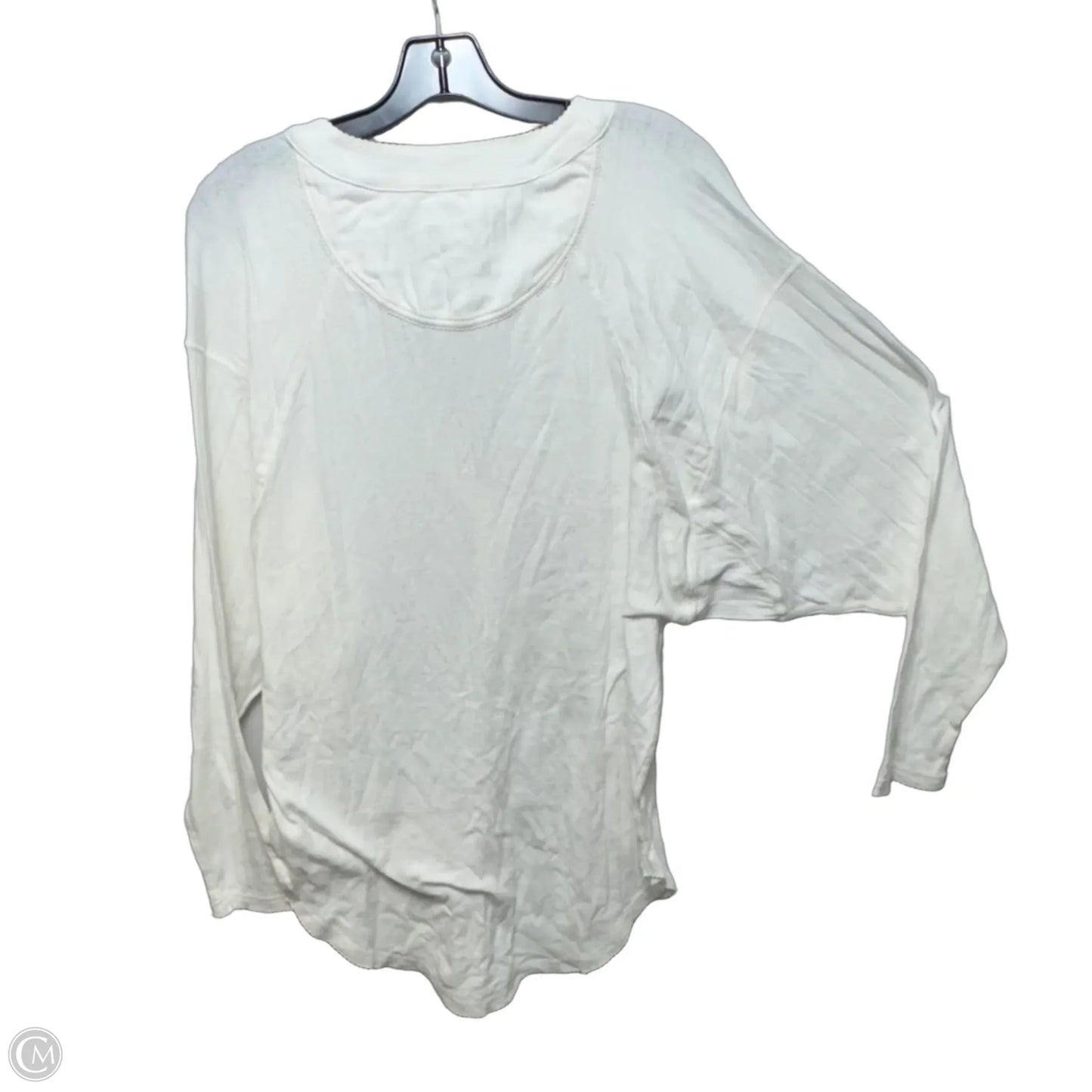 Top Long Sleeve By Intimately Free People In White, Size: L