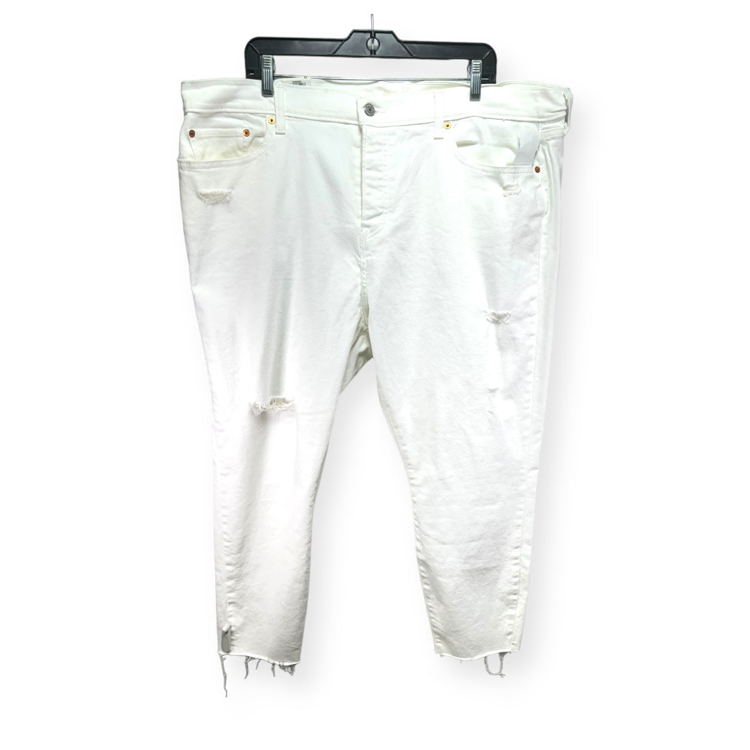 White Jeans Skinny Levis, Size 22