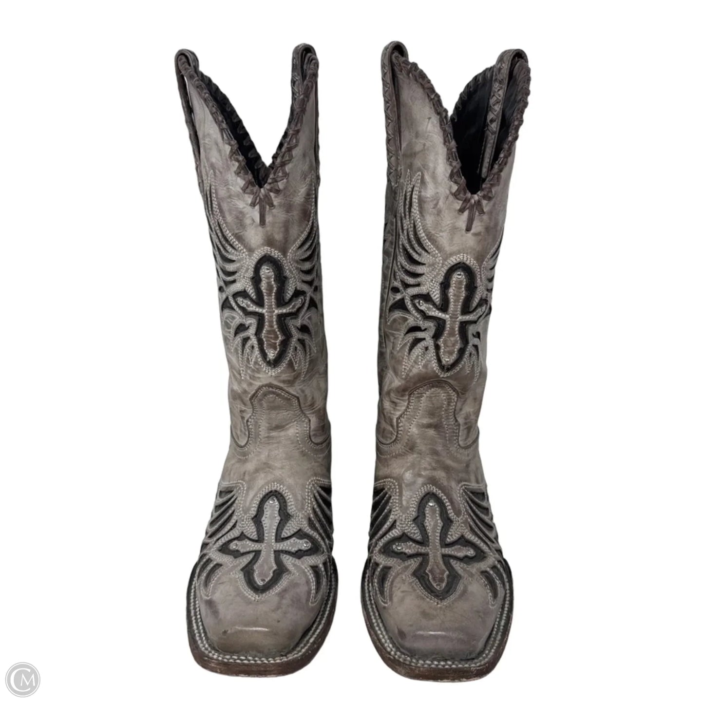 Buttercup Western Boots By J B Dillon In Taupe, Size: 7.5