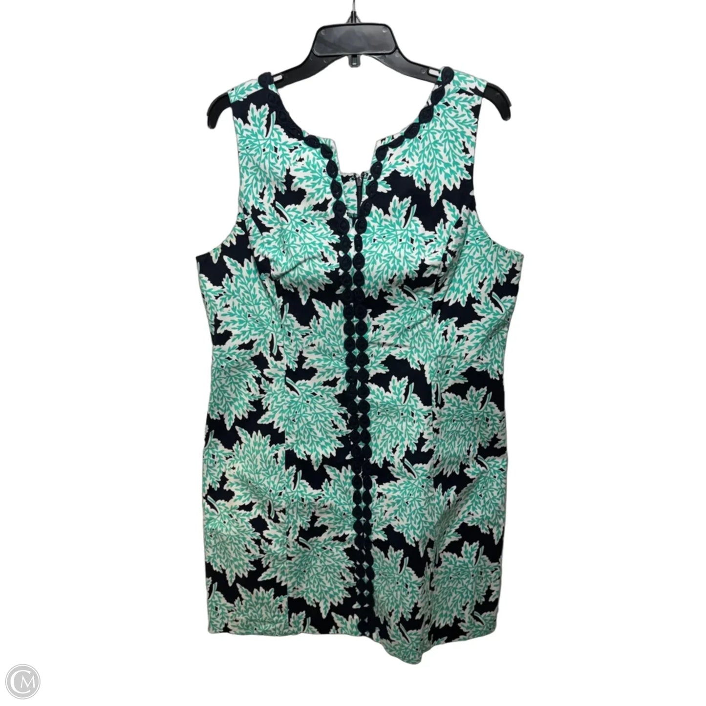 Dress Casual Short By Crown And Ivy In Blue & Green, Size: 16
