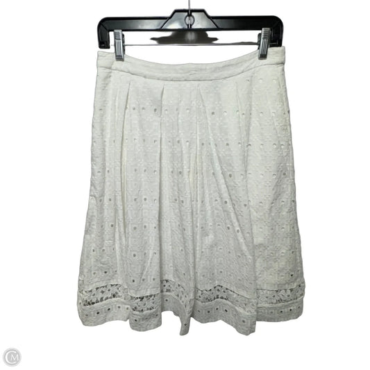 Skirt Designer By Karl Lagerfeld In White, Size: 6