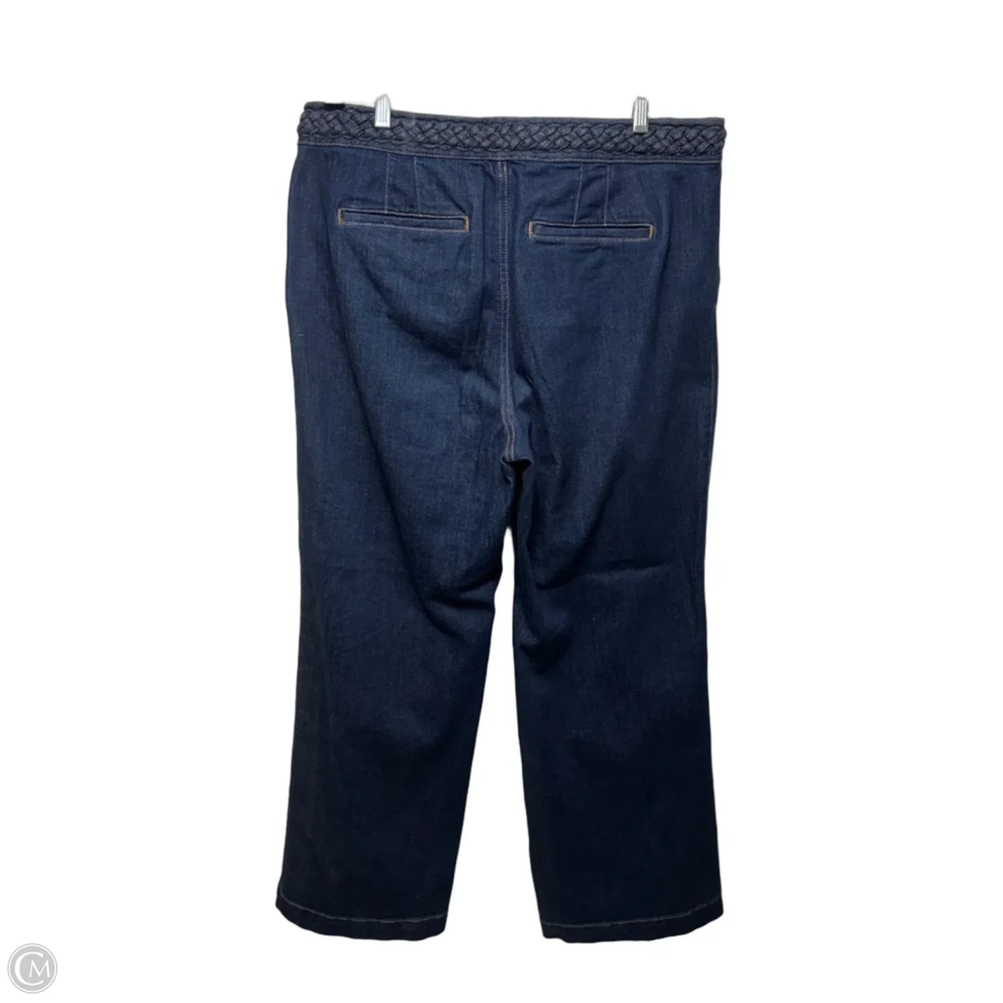 Classic Jeans Trouser By Talbots In Blue Denim, Size: 12
