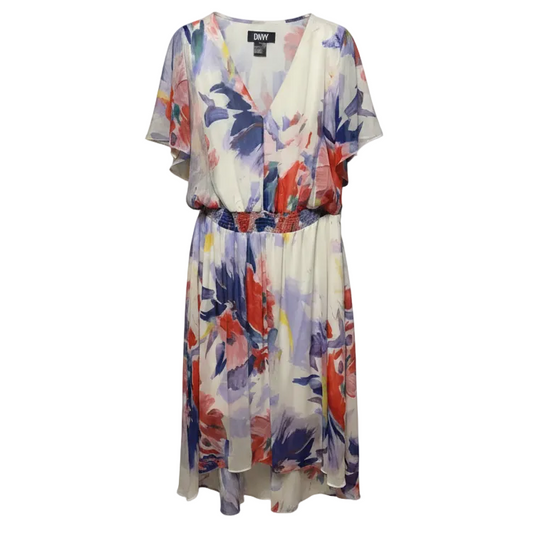 Dress Casual Maxi By Dkny In Multi-colored, Size: 20