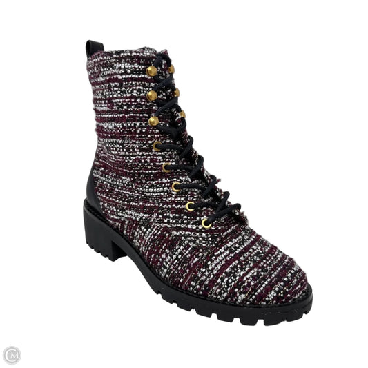 Miller Tweed Booties Designer By Tory Burch In Multi-colored, Size: 7