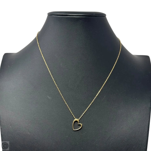 Heart Gold Over Sterling Silver Necklace By Dyadema