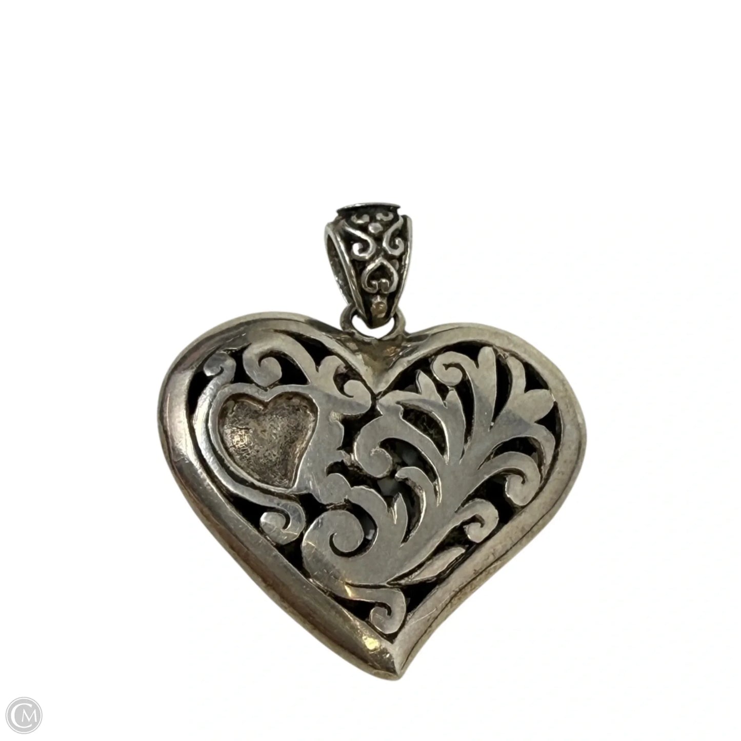 Sterling Silver Filigree Heart Pendant