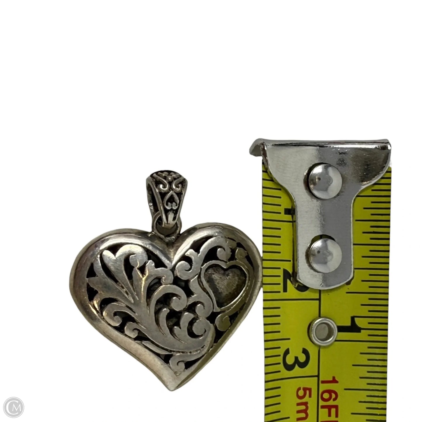 Sterling Silver Filigree Heart Pendant
