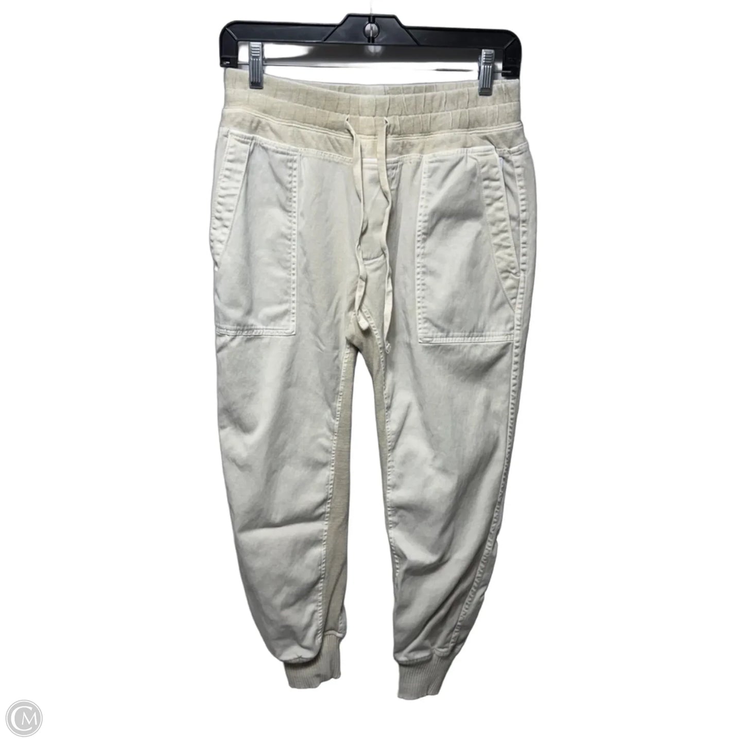 Pants Joggers By James Perse In Cream, Size: S