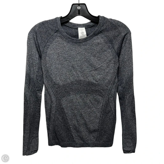 Athletic Top Long Sleeve Crewneck By Athleta In Grey, Size: Xs