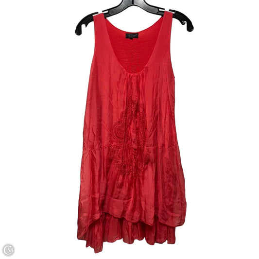 Silk Dress Casual Short By H Trend In Pink, Size: Xs