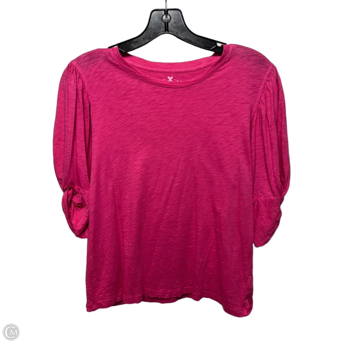 Top Short Sleeve By Velvet By Graham & Spencer In Pink, Size: Xs