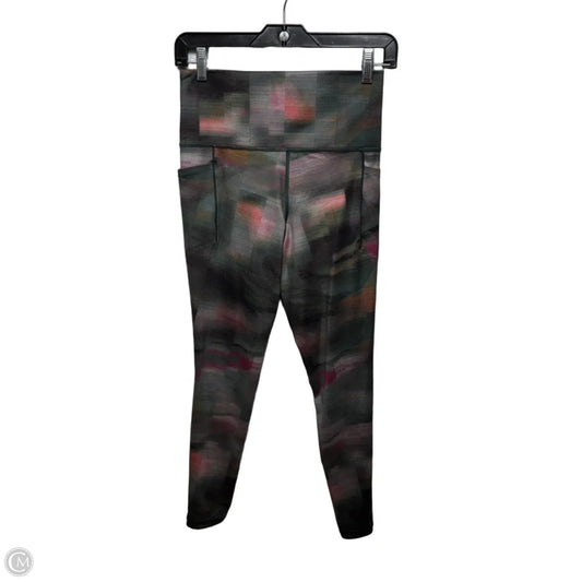 Salutation Stash Printed Tight Athletic Leggings By Athleta In Multi-colored, Size: S