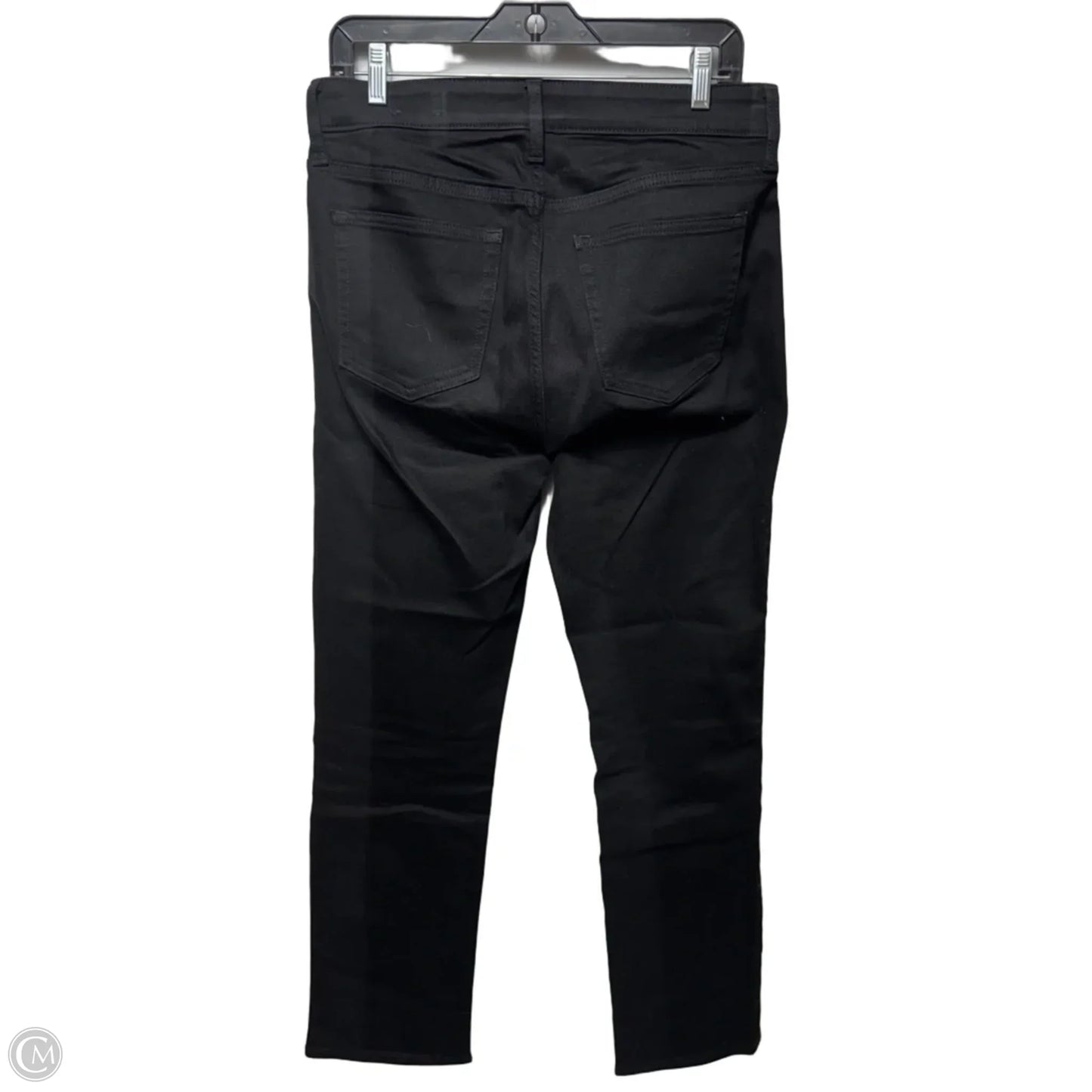 Classic Straight Jeans By Gap In Black Denim, Size: 10
