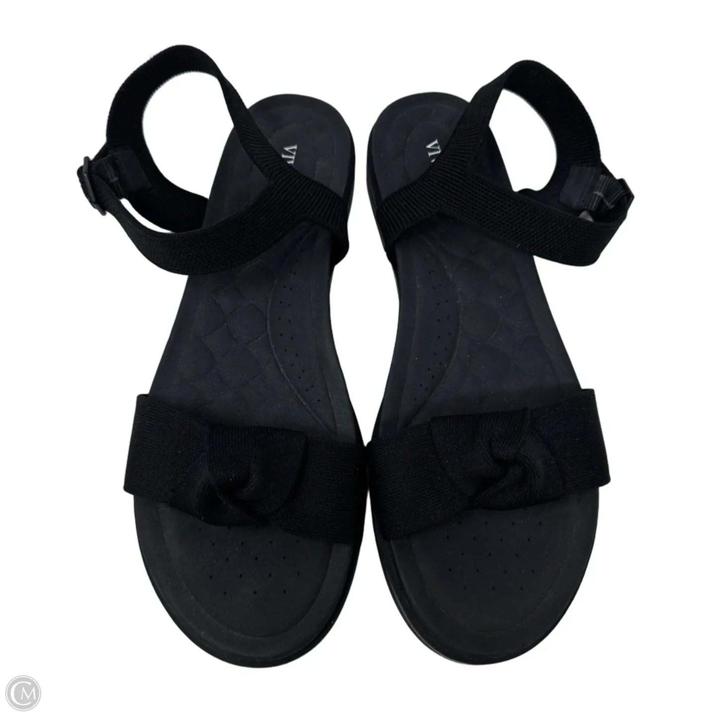 Sandals Flats By Vivaia In Black, Size: 10.5