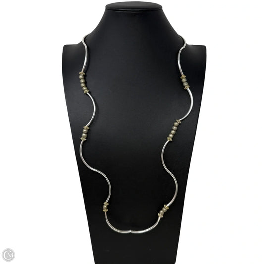 Boho Long – Convertible Silver & Ethiopian Beaded Wrap Bracelet and Necklace In 1 By Lizzy James