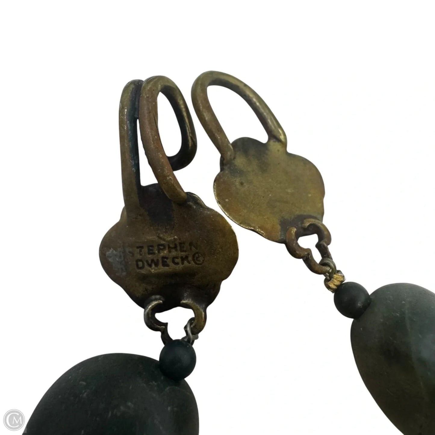Vintage Green Gobi Mudstone Necklace Statement By Stephen Dweck