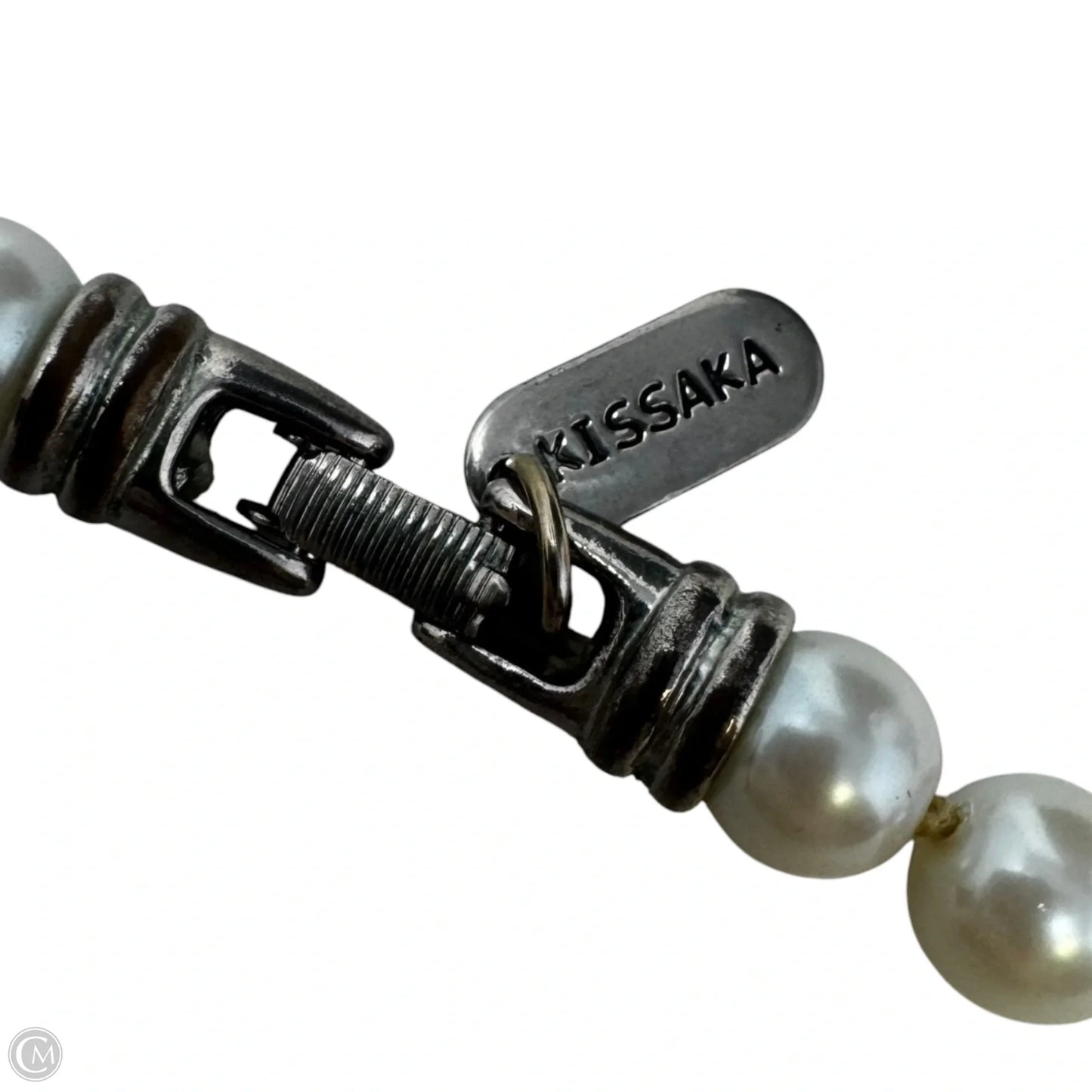 Faux Pearl Necklace By Kissaka