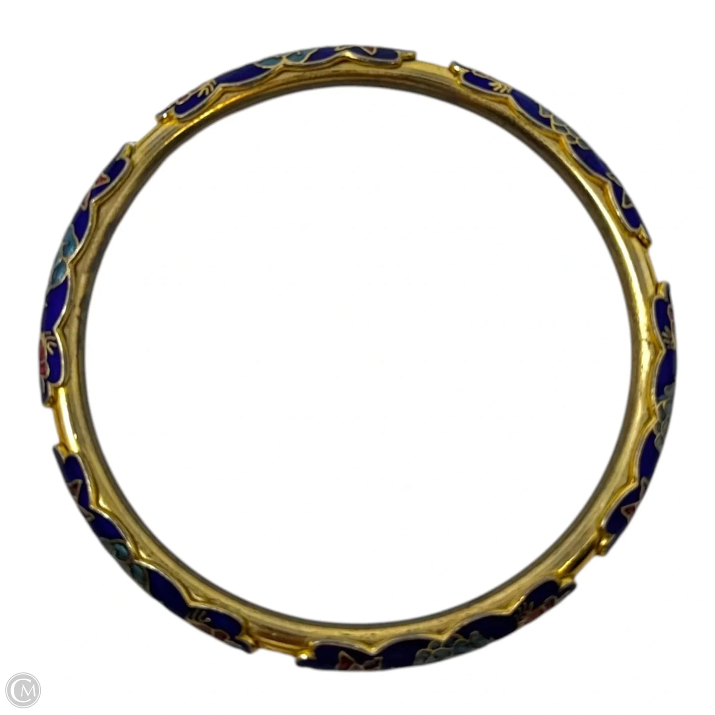 Cloisonné Bangle Bracelet Unbranded