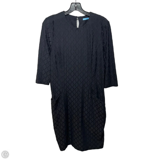 Dress Casual Midi By J Mclaughlin In Black, Size: M