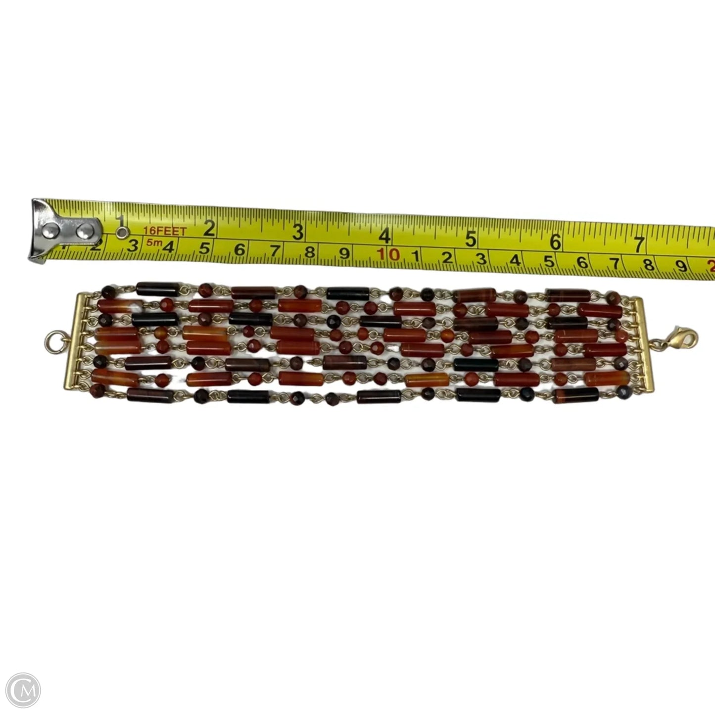 Multi-Strand Agate Tube Beaded Bracelet By Lauren By Ralph Lauren