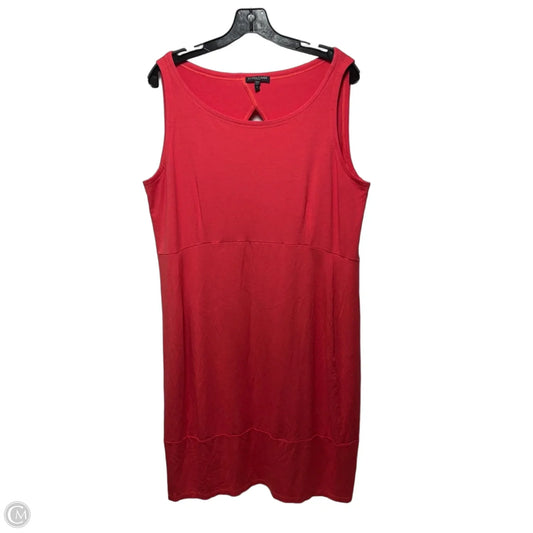 Dress Casual Short By Eileen Fisher In Coral, Size: 1x