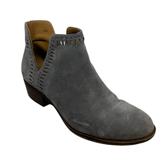 Bustina Bootie Boots Ankle Flats By Lucky Brand In Grey, Size: 6.5