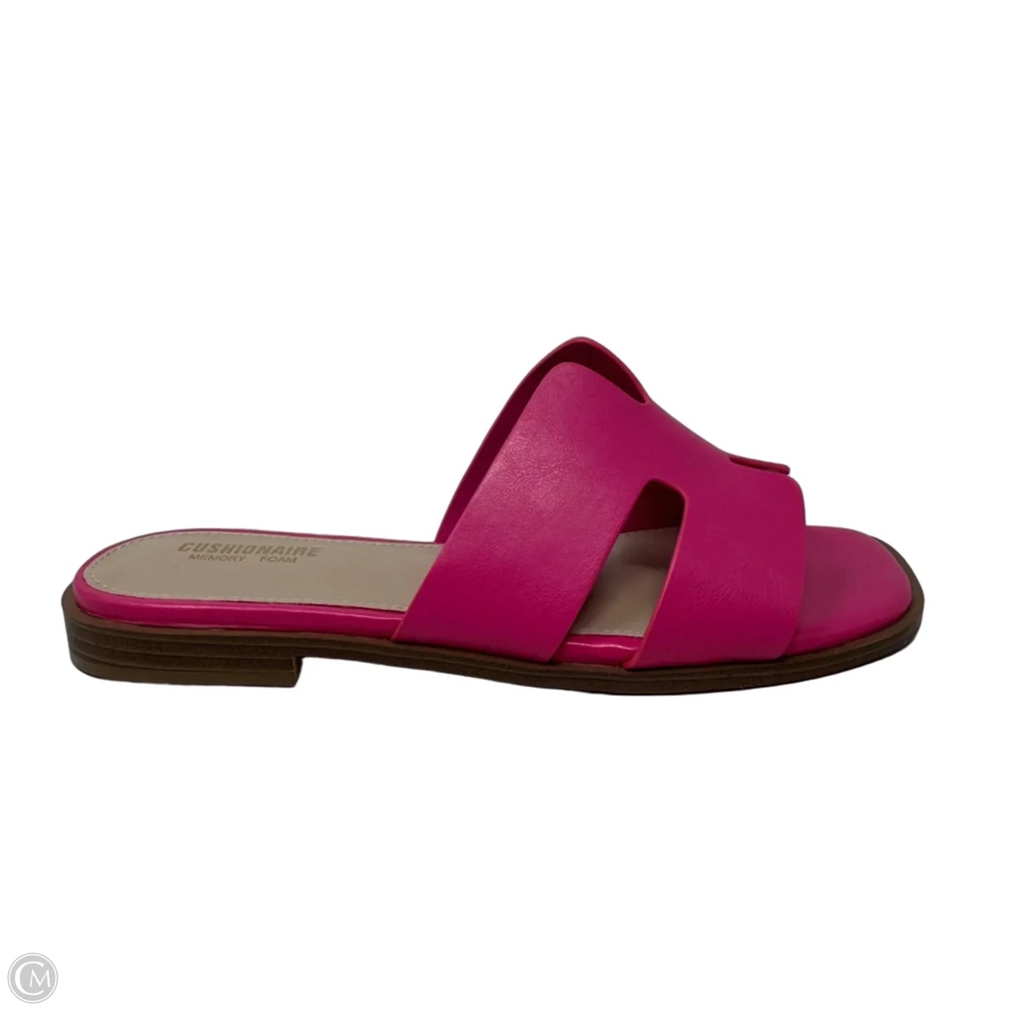Voyage Cutout Strap Slide Sandals By Cushionaire In Pink, Size: 7