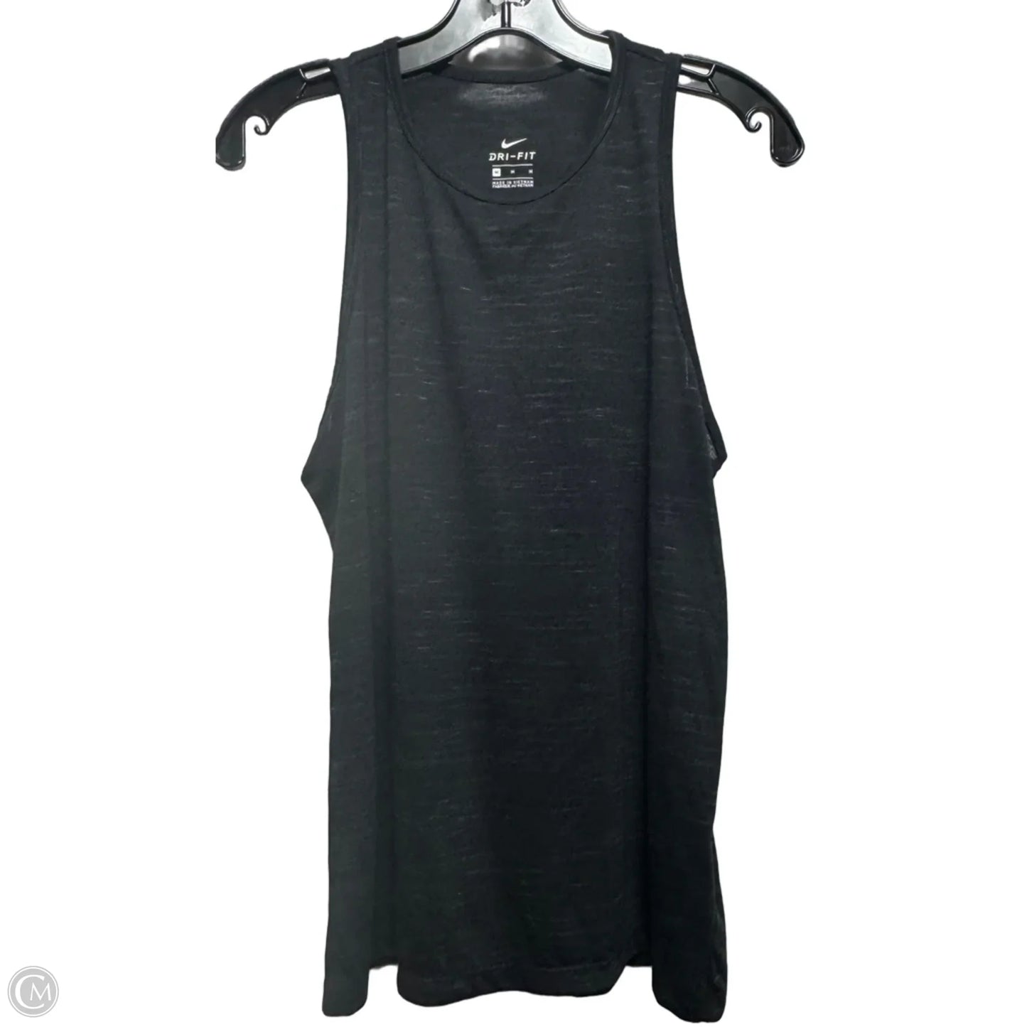 Athletic Tank Top By Nike Apparel In Black, Size: M