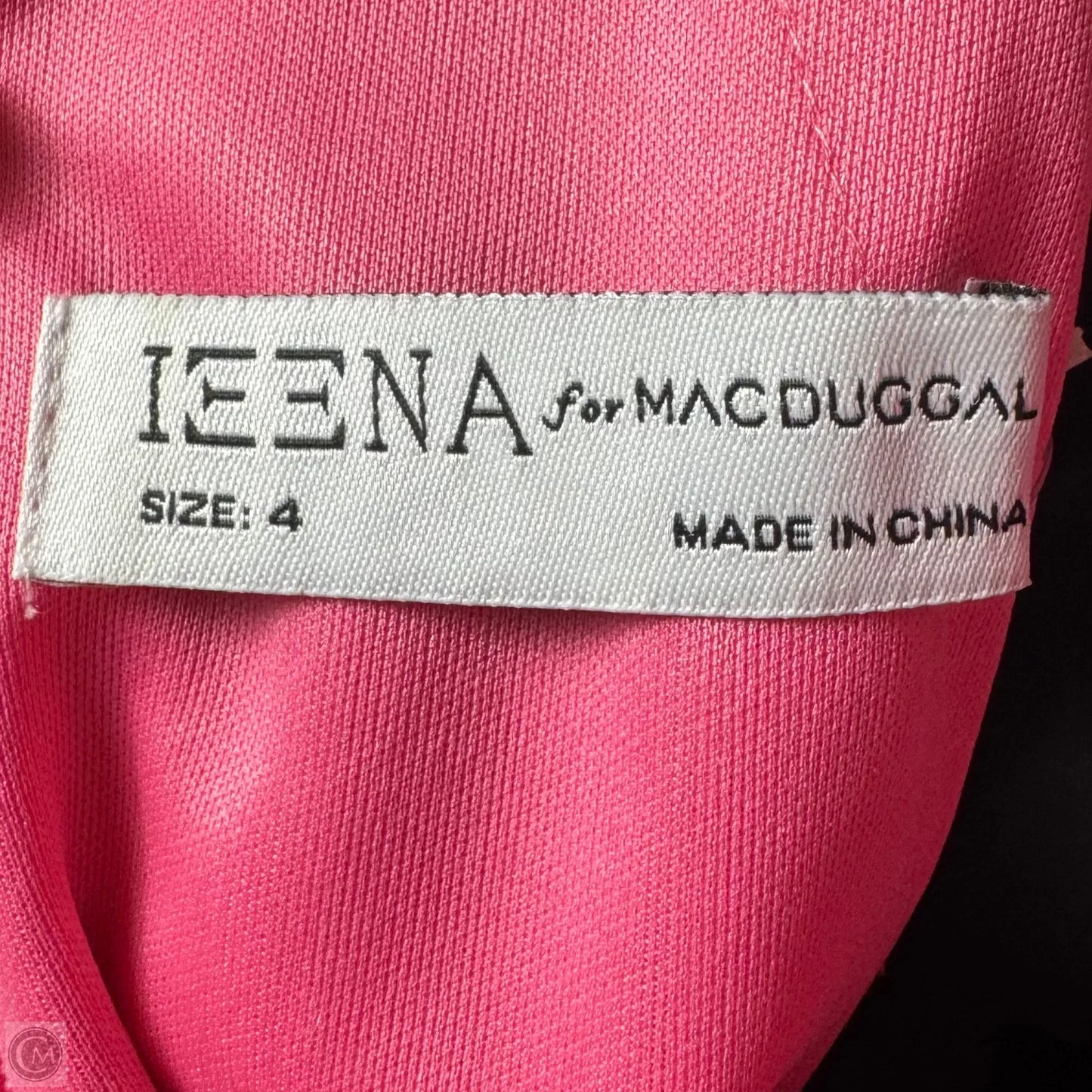 Pleated Halter Neck Mini Dress By IEENA For  Mac Duggal In Pink, Size: 4