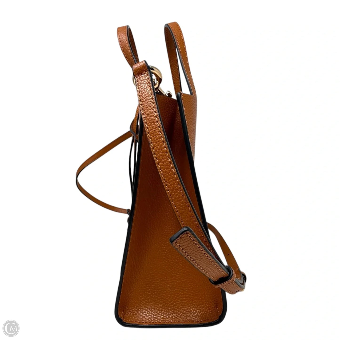 Mini Grind Leather Tote Luxury Designer By Marc Jacobs, Size: Small
