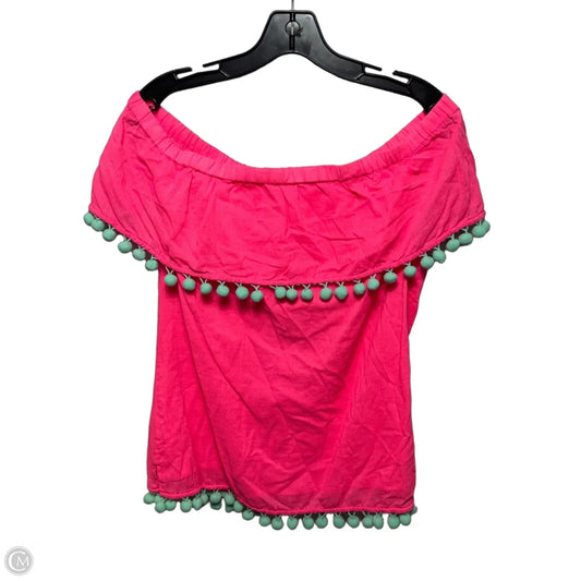 Hibiscus Top Short Sleeve By Sail To Sable In Pink, Size: M