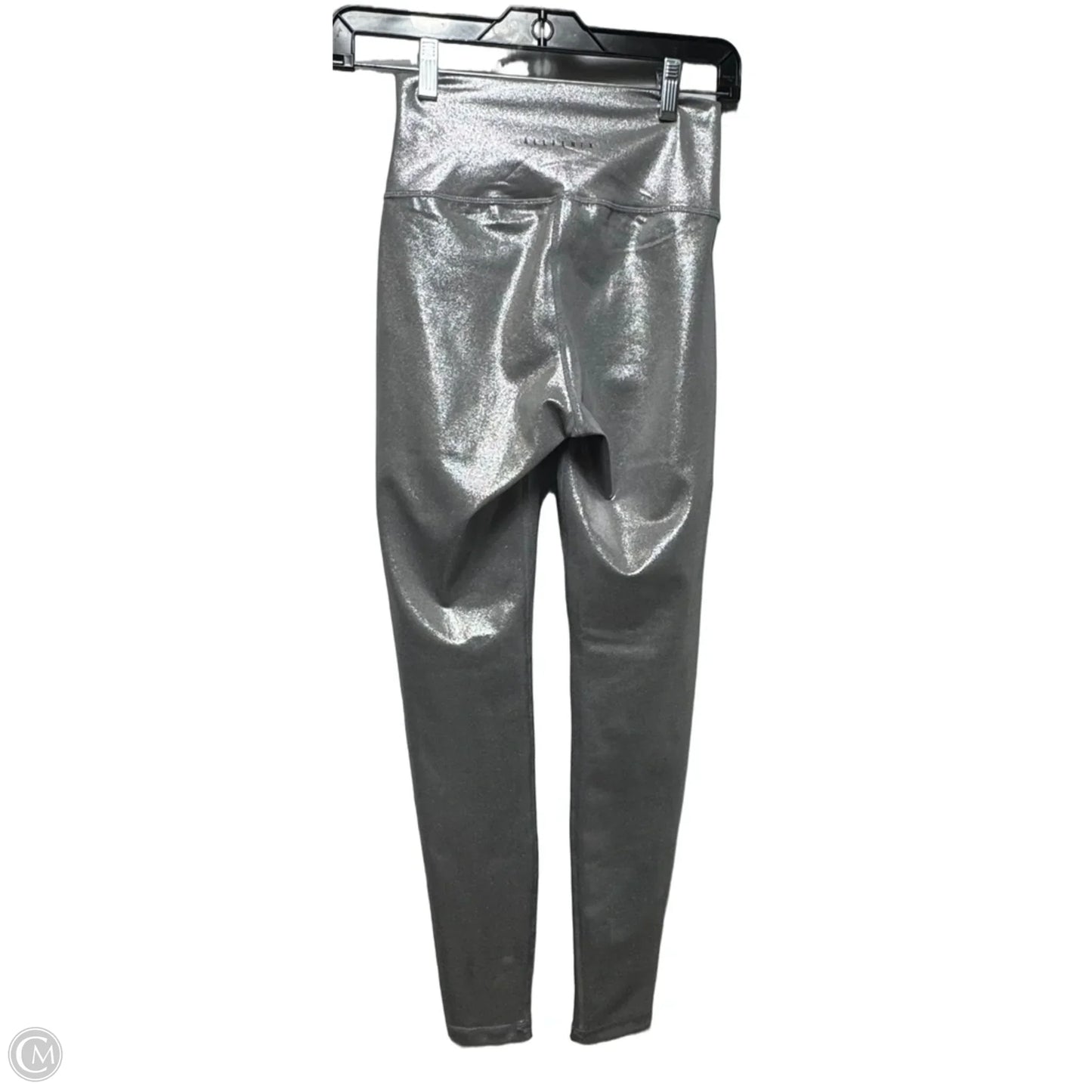 Athletic Leggings By Allfenix In Silver, Size: S