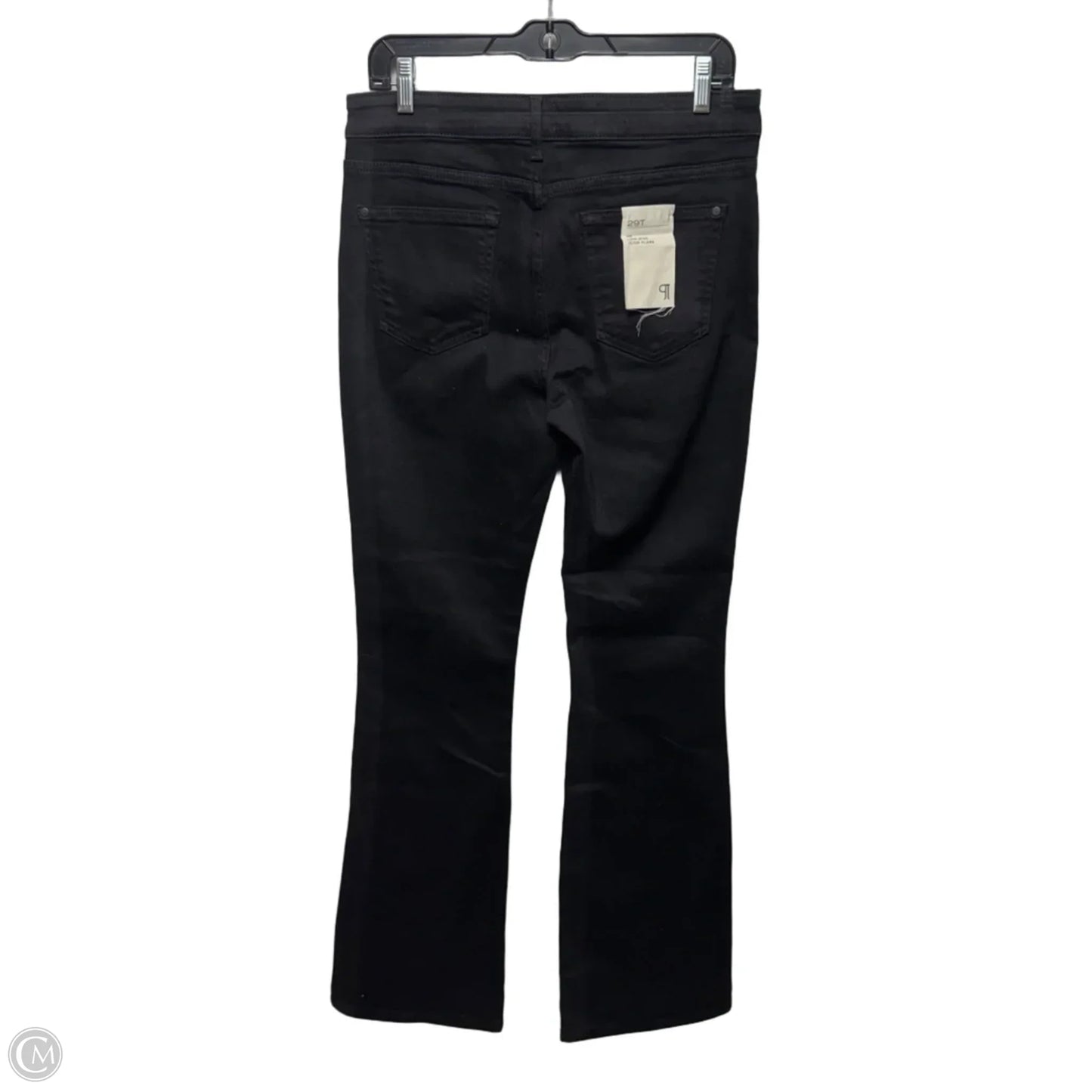 Low Rise Icon Flare Jeans By Pilcro In Black, Size: 8/29 Tall