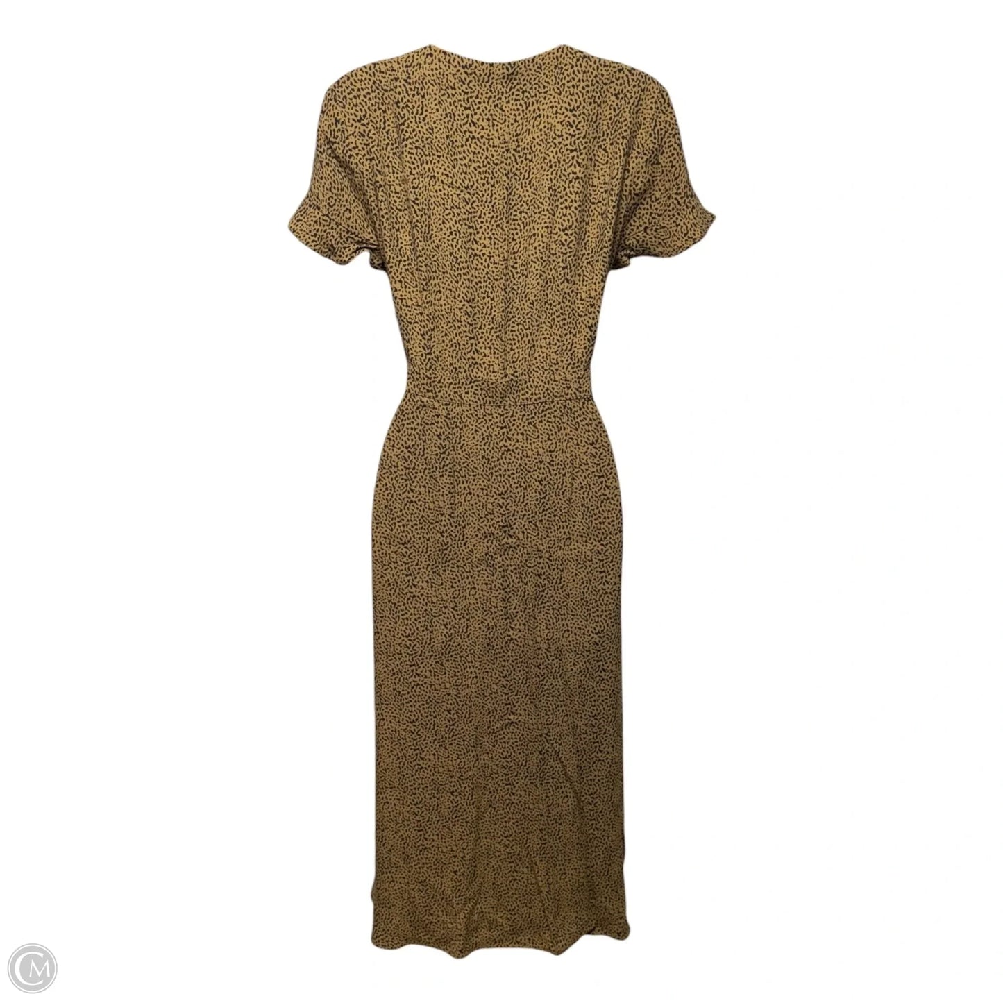 Dress Casual Maxi By Loft In Black & Tan, Size: 4