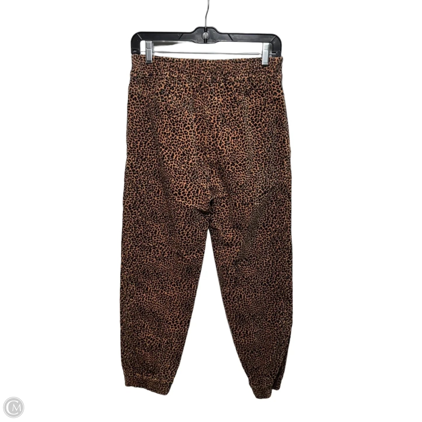 Kalea Corduroy Trouser Joggers By Anthropologie In Animal Print, Size: Xs