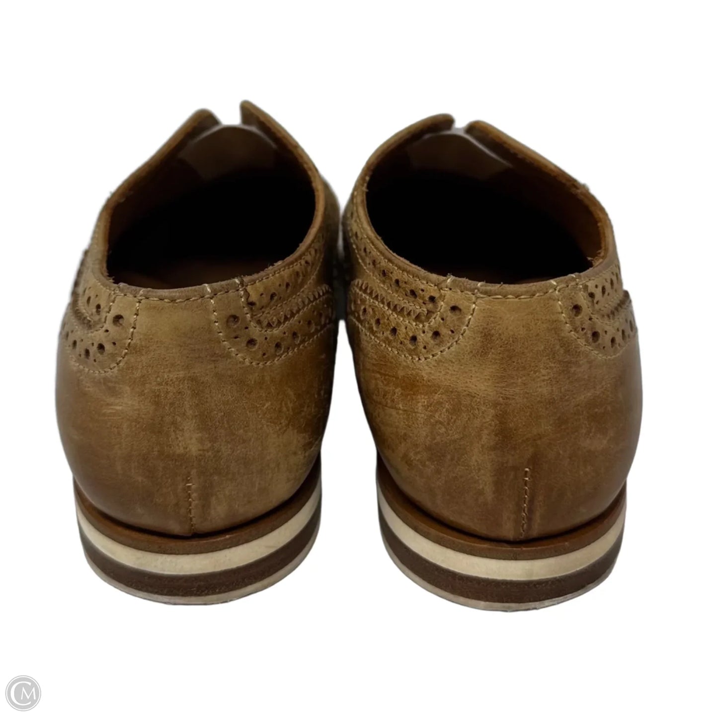 Brogue Slip On Shoes Flats By Rag And Bone In Tan, Size: 6.5 (36.5)