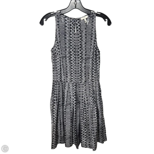 Silk Bernadine Dres By Joie In Black & Grey, Size: XS