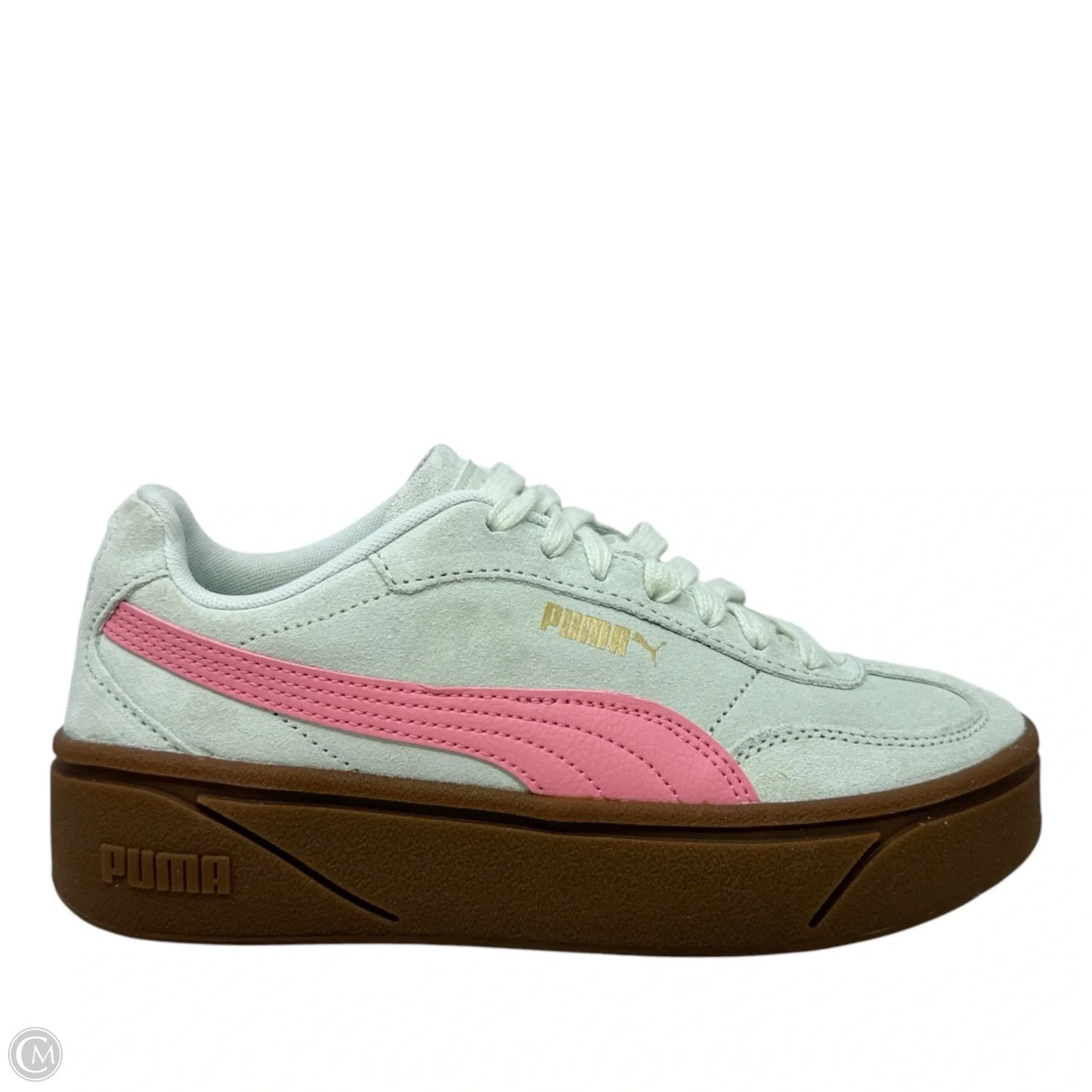 Club II Era Platform Sneakers By Puma In Green & Pink, Size: 8