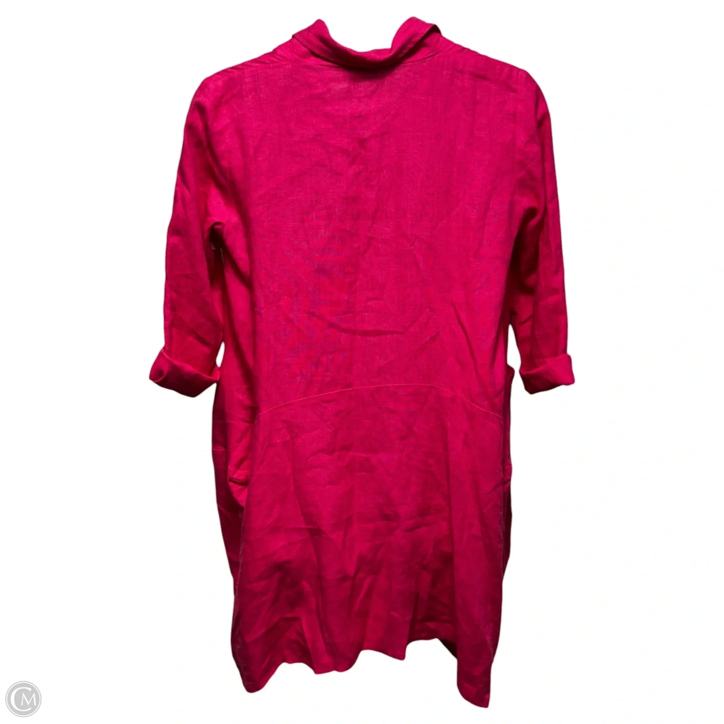 Linen Tunic Long Sleeve By Luukaa In Pink, Size: 10