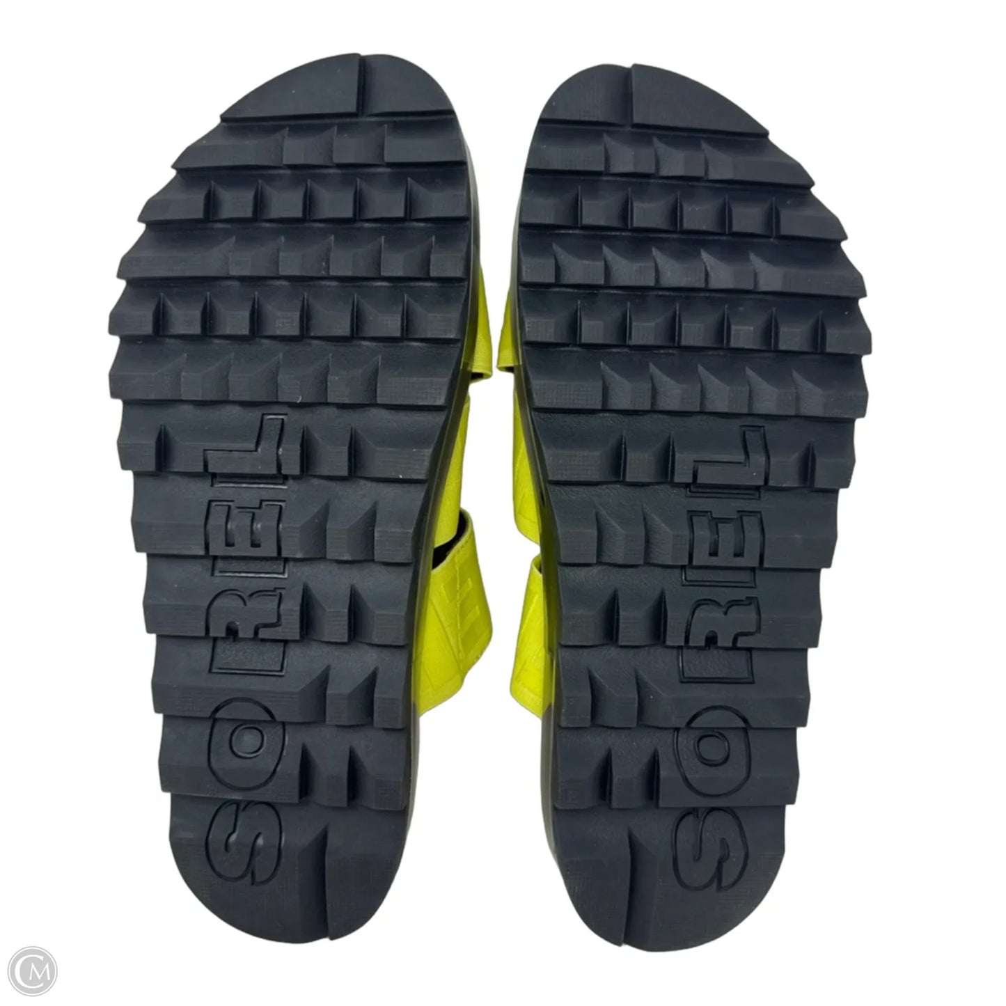 Roaming Sport Slide Sandals By Sorel In Yellow, Size: 7