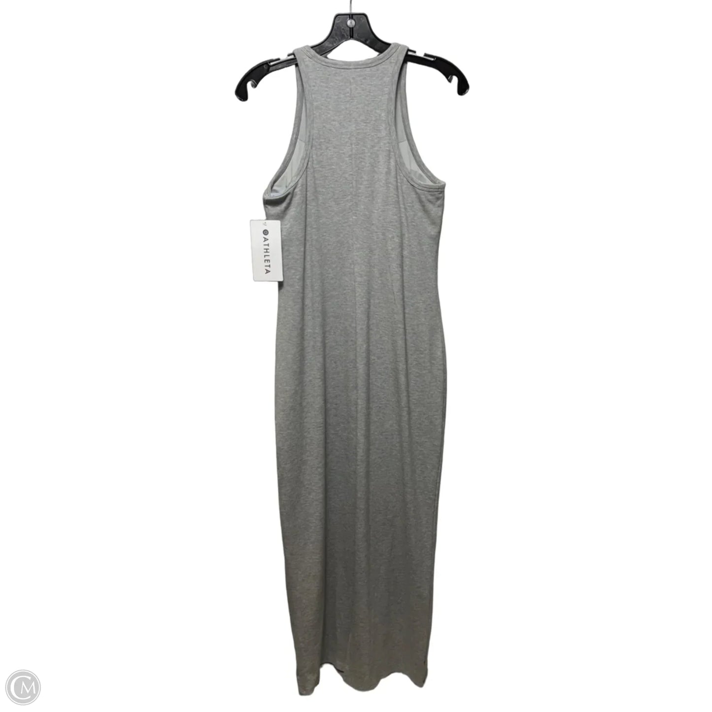 Signature Rib Dress Casual Maxi By Athleta In Grey, Size: M