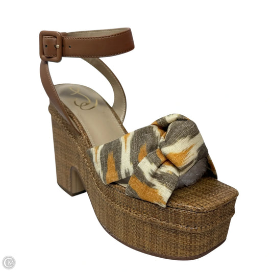 Theresa Platform Block Heel Sandals By Sam Edelman In Multi-colored, Size: 8