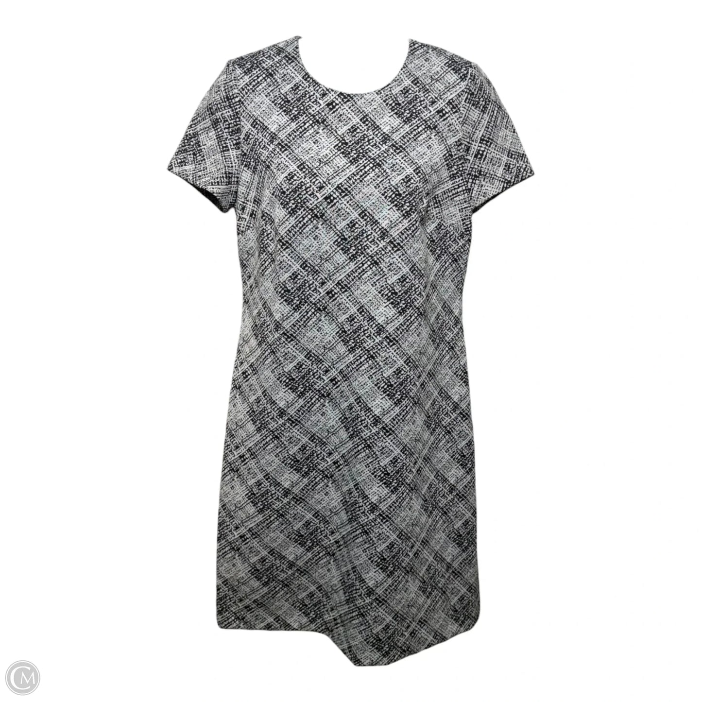 Dress Casual Short By Calvin Klein In Black & White, Size: 4