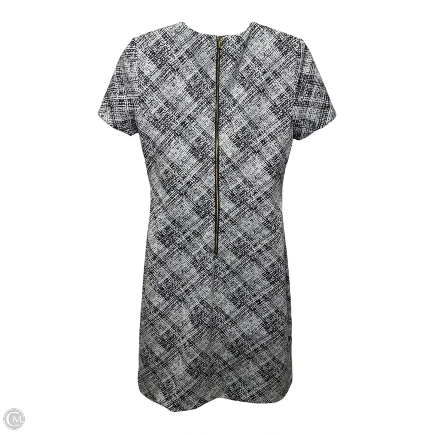 Dress Casual Short By Calvin Klein In Black & White, Size: 4