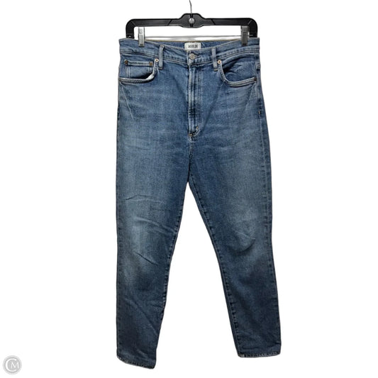 Jeans Skinny By Agolde In Blue Denim, Size: 8/29