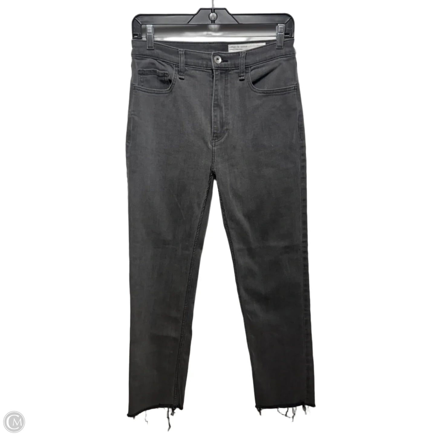 Fern High Rise Slim Jeans Skinny By Rag And Bone In Grey Denim, Size: 2/26