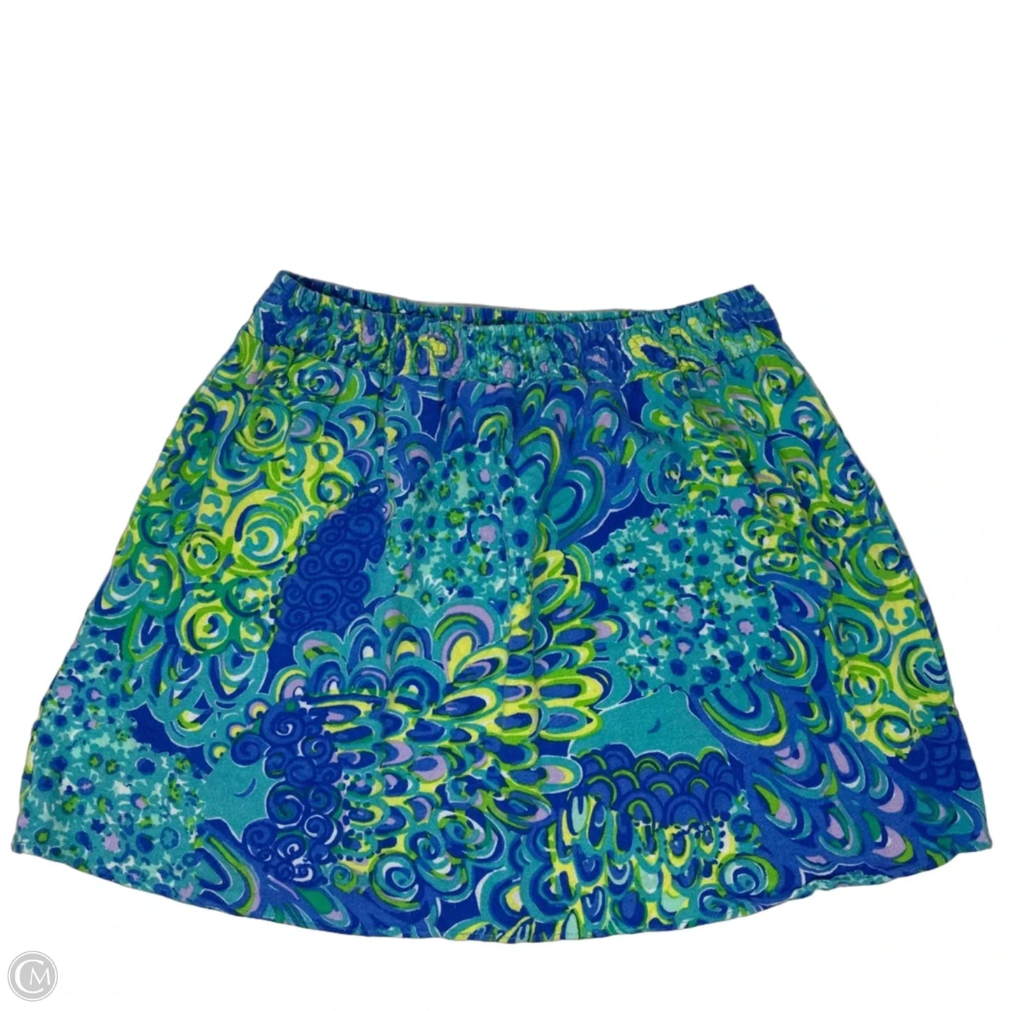 Skirt Designer By Lilly Pulitzer In Blue & Green, Size: Xs