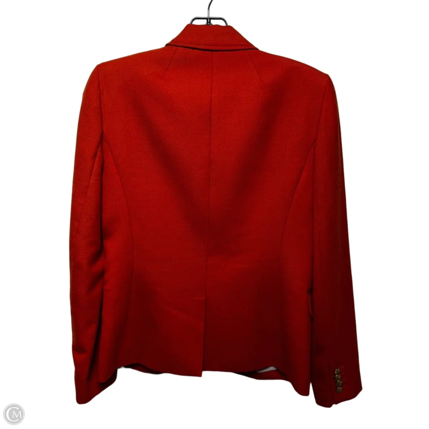 Wool School Boy Blazer By J. Crew In Orange, Size: 2